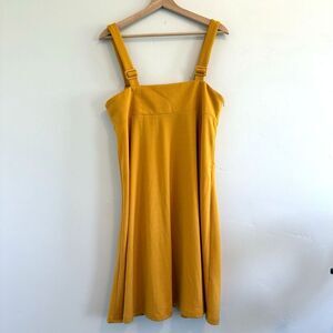 Belle Poque mustard yelllow streight mini sleeveless dress plus size 2XL